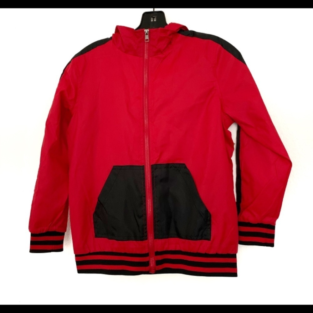 Red Boys Windbreaker